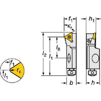 サンドビック SANDVIK コロターン107 ポジチップ用カートリッジ(470) STWCR 10CA-11-B1 1個 579-0671（直送品）
