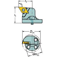 サンドビック SANDVIK コロターンTR コロターンSL用570カッティングヘッド(480) TR-SL-D13UCL-25 1個（直送品）