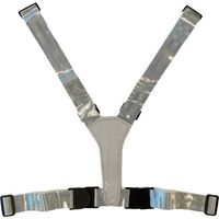 ミズケイ タスキ反射ベスト 軽快くん シルバー 3303001 1枚 410-5064（直送品）