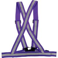 ミズケイ 伸縮タスキ型ベスト パープル 5941195 1枚 408-1351（直送品）