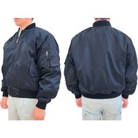 トーマセンイ TEAGLES 11631 MAー1タイプブルゾン ネイビー5L NA 5L 1枚 454-1650（直送品）