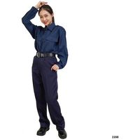 岡潮 警備女子スラックス2208(年間用)脇ゴム M 2208-M 1本 477-6389（直送品）