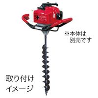 ジェフコム アースオーガードリル(エンジン式)専用2枚刃 AOG-W100 1個 495-7446（直送品）