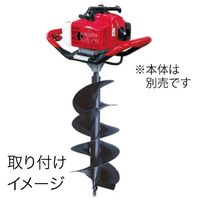 ジェフコム アースオーガードリル(エンジン式)専用2枚刃 AOG-W300 1個 495-7473（直送品）