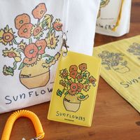 （世界の名作）パスケース ひまわり LAKOLE/ラコレ