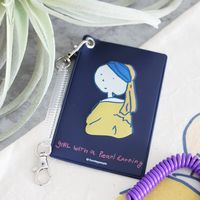 （世界の名作）パスケース 真珠の耳飾り LAKOLE/ラコレ