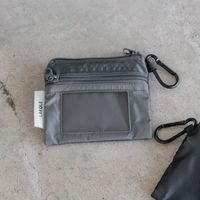 ミニコインカードポーチ グレー LAKOLE/ラコレ