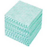抗菌 カウンタークロス ハーフ グリーン 約30×30cm 1セット（1パック（100枚入）×5）