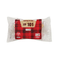 うまみを引き出す コーヒーフィルター FP101 1～2杯用 ペーパーフィルター ブラウン 1セット（1袋（100枚入）×5）カリタ