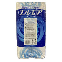 カミ商事 エルモア 12ロール シングル 55M 花の香り 4971633162976 1セット(12巻×8点)（直送品）