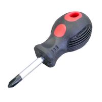 エコー金属 マグネット付ソフトラバーショートドライバー(+) 0549-597 1個