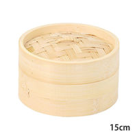 パール金属 せいろ 蒸し器 竹製 15cm 中華家 HC-592 1個