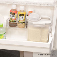 リバティーコーポレーション 米びつ 米入れ 2.4kg 冷蔵庫 ワームグレー LD-243 1個