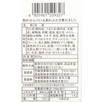 【アウトレット】竹新製菓 割れせんべい割れおかき詰め合わせ 900g 1個 煎餅 お菓子