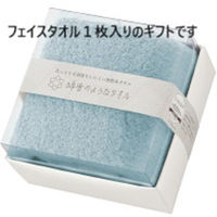 フェイスタオル綿雪キューブギフト/ライトブルー(FOR YOUのシール付き) 466011LB(foryou)12 1箱(12個入)（直送品）