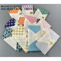 日繊商工 粗品の熨斗付き 小紋柄のてぬぐい/色柄はお任せ【名刺ポケット付袋入】 komon-sosina-20 1箱(20枚入)（直送品）