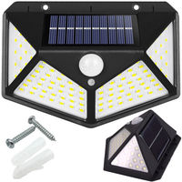 ウィキャン 100球ソーラーセンサーライト WJ-9161 1個