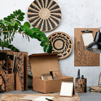 フランス発　文具コレクション クレールフォンテーヌ ル・スリジエ・ブラン　糸綴じノート　Ａ５　横罫 Ｂ柄 1冊（直送品）