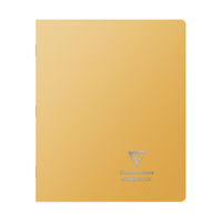 クレールフォンテーヌ KOVERBOOK　SILVER カバーブックシルバー　ホチ留　17×22　横罫 イエロー 1冊（直送品）