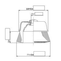 高島産業 砥粒入りナイロンカップブラシ 電動工具用 粗目(#120) CMG-040K-3 1セット(3個)（直送品）