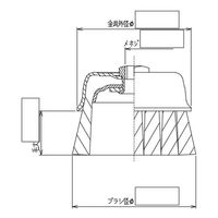 高島産業 鋼線ツイストカップブラシ 電動工具用 CMT-120-1 1セット(1個)（直送品）