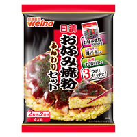 日清 お好み焼粉 ふんわりセット 4人前＜2枚分×2回分＞ 1セット（1個×3）日清製粉ウェルナ