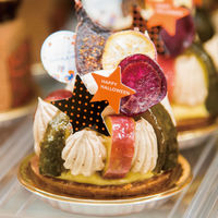 ヘッズ ハロウィンケーキピック/スターー5(100枚) HW-PC5 1袋(100枚入)