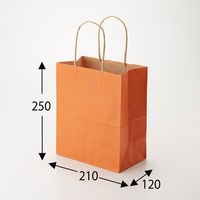 シモジマ 25チャームバッグ 21-12 未晒 オレンジC 003266305 1袋(50枚)