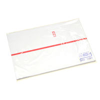 ササガワ のし紙 半紙判 赤棒 山 3-605 1冊(100枚)