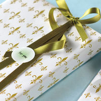 シモジマ 包装紙 半才 マドンナリリー 金 002303600 1袋(100枚)