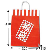 シモジマ 25チャームバッグ 2才 福袋 紅白 003221410 1袋(50枚)