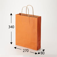 シモジマ 25チャームバッグ MS1 未晒 オレンジC 003276808 1袋(50枚)