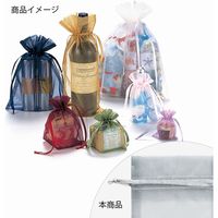 シモジマ オーガンジーバッグ M シルバー 008705045 1束(10枚)