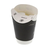 シモジマ バタフライカップ 8オンスホットダブル ブラック 004535205 1パック(25個)