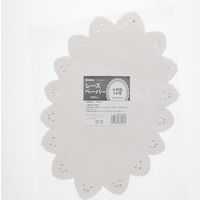 シモジマ レースペーパー 小判型 16号 004716046 1袋(100枚)