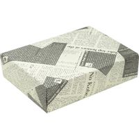 ササガワ ロール包装紙 ニュースペーパー 半才 35-574 1本(2枚巻)