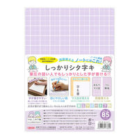 共栄プラスチック 下敷 しっかりシタ字キ B5 方眼/無地リバーシブル ぶどう SHS-B5-02 1枚