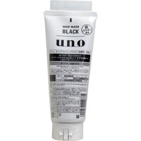 資生堂 UNO(ウーノ) ホイップウォッシュ(ブラック)(洗顔料) 130g 1個(130g入)（直送品）