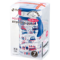 リッチェル アクリア おでかけストローマグR 320 ネイビーブルー 1個（直送品）