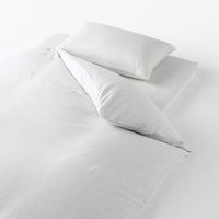 無印良品 綿フランネル敷ふとんシーツ S 兼浅型ボックスシーツ 100×200×3-10cm用 ライトグレー 良品計画