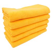 小野商事 フェイスタオル サロン用スレン染め ゴールド 240匁 ショートパイル 34×85cm AG1650 1セット(1袋(5枚入)×20)