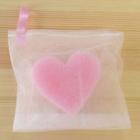 小久保工業所 ハートスポンジ入洗顔ネット 泡立て洗顔ネット KH-036 1個（直送品）