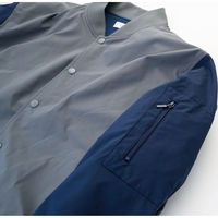 ボンマックス ユニセックスジャケット グレー×ネイビー LL BKJ0702 1着（直送品）