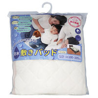 iiもの本舗 防水敷きパッド シングル 100×205cm ベージュ 4589596693934 1枚（直送品）