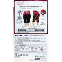 ピップ スリムウォーク ビューアクティ 燃焼シェイプショーツ ブラック Mサイズ PH767 1枚（直送品）