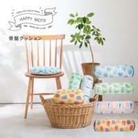 骨盤 スリム ストレッチクッション ハリネズミ 1個 FUJIEI エクサイズ カバー付き 骨盤矯正 まくら 足置き 腰枕 動物柄 かわいい