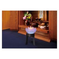 ロータスグレイス とうろう 清蓮華 キャンドル ローソク ろうそく LEDコースター キャンドルグラス #7182000 1セット（直送品）