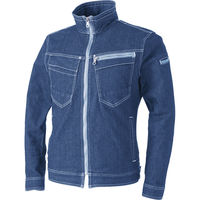 中国産業 HOP 9818-17-3L 長袖ブルゾンインディゴ3L #9818-17-3L 1着（直送品）