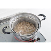 ヨシカワ ステンレス茹であげザル 25cm 1686192 1個