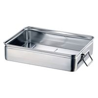 赤川器物製作所 18-8 番重バット(取手付) 大 14cm 22010-1 1個（直送品）